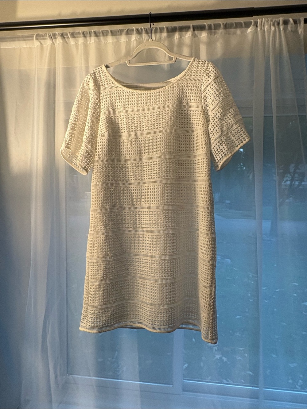 Gap Geometric Lace Dress